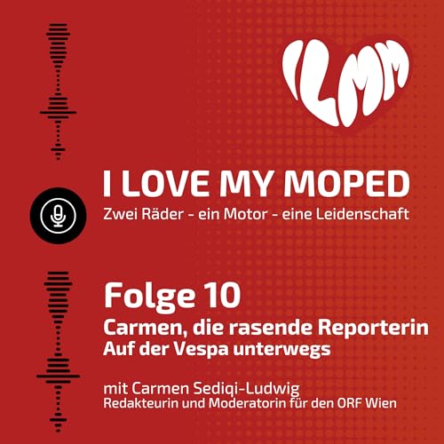 Carmen, die rasende Reporterin - unterwegs auf ihrer Vespa f&uuml;r den ORF Wien