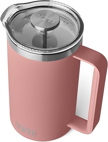 Miniatura 10 de YETI Rambler - Cafetera de prensa francesa de 34 onzas, color rojo rescate Rojo rescate,Rosa (Tropical Pink),gris pardo (Cape,Violeta ultramar,Big