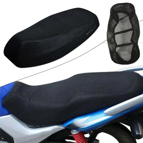 Cojín para asiento de motocicleta transpirable con aislamiento térmico y malla 5