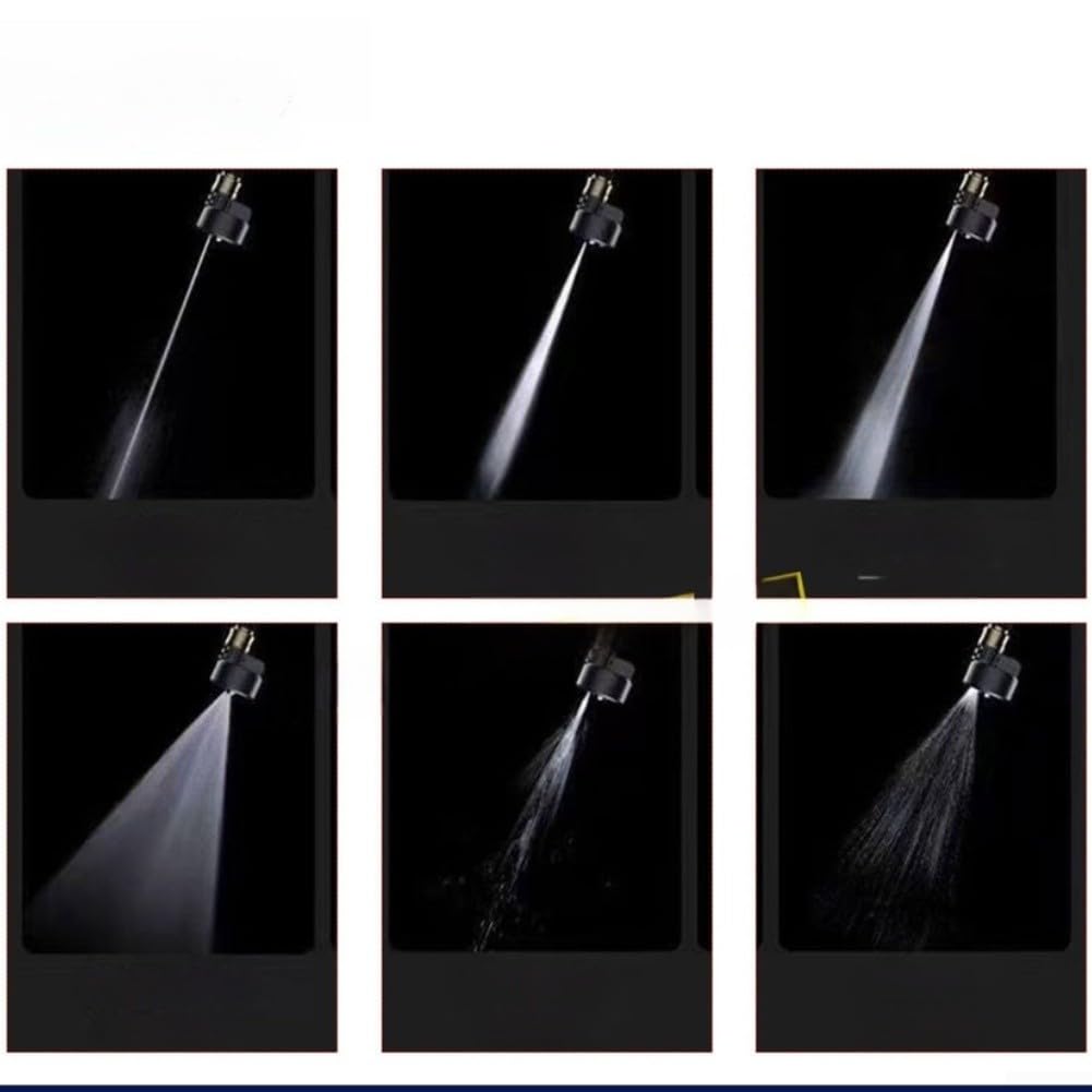 Ugello per la pulizia dell'auto, 1 pezzo, 6 in 1, ad alta pressione, per lavaggio ad acqua e lavabo, per spray multipli