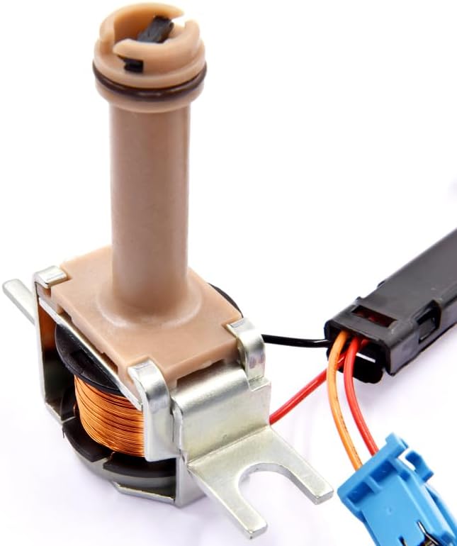 Internal Harness w/Lock-Up TCC Solenoid with Anti-bleed Lock-up Solenoid fits 4L60E 2003-2006 Transmission Master Solenoid Kit Replace 15320476 13-Pin Connector 350-0061