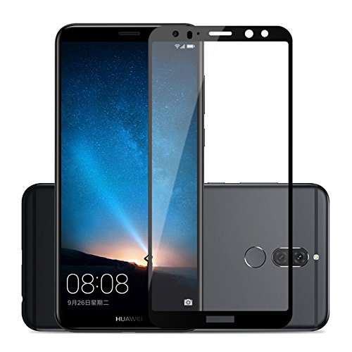 Image of Tempered Glass Screen Protector Compatible For Honor 9i ; Mate 10 LITE ; Huawei Nova 2i Full Screen Coverage (Except Edge to Edge) and Free Complete Easy Installation kit.