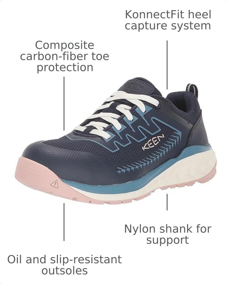 Image of KEEN Utility Women's Arvada Low Height Composite Toe Breathable Industrial Work Sneakers