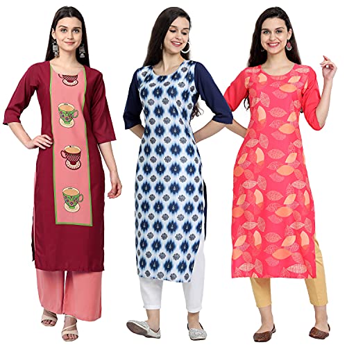 Image of Women's Crepe Straight Kurta