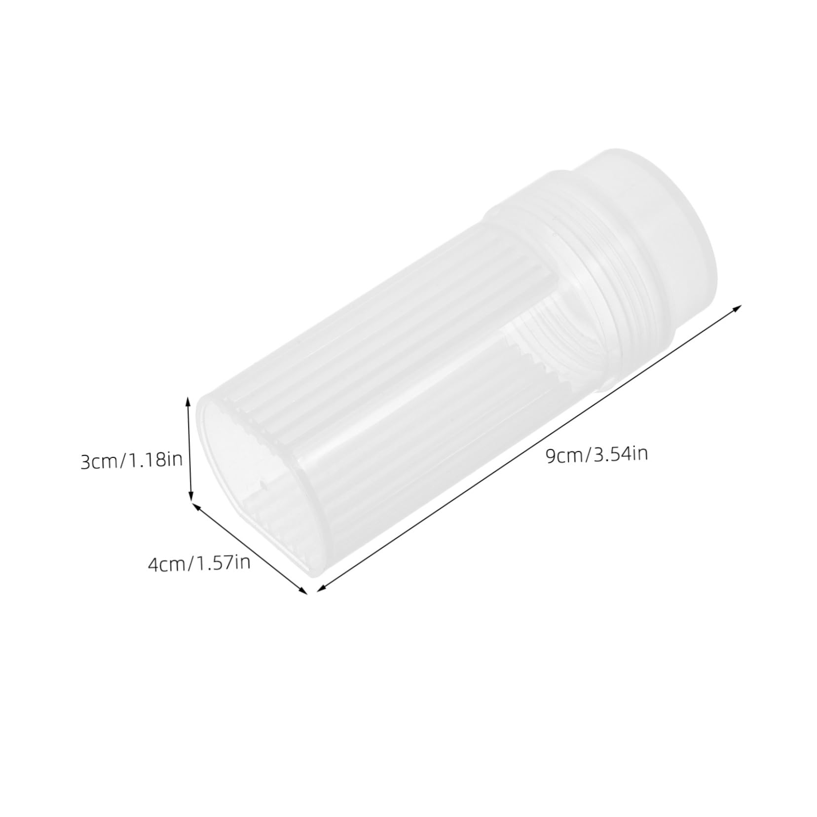 FUNOMOCYA Lightweight Plastic Pathology Slide Holder Slide Capacity Staining Jar for Lab Use