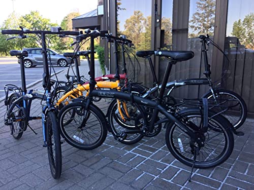 Solorock 20" 7 Speed Steel Folding Bike - Wonder (Matt Black) #TOP5