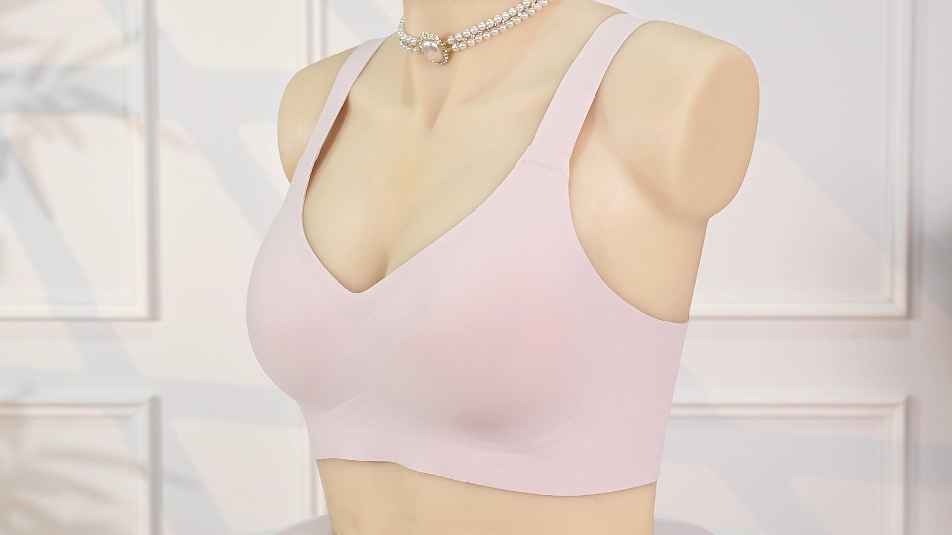 DEANGELMON Wireless Seamless Bra - Full Coverage, V-Neck, Padded Bralette With Extender, Super Comfortable - View #7