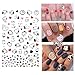 Produktbild BLOUR Nail Art Nagelaufkleber Summer Fun Fruit Patch Kleine frische Pflanze Maniküre Aufkleber Niedlicher 3D Schmuckaufkleber