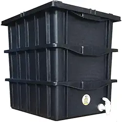 Composteira Doméstica 15 Litros Preta - Minhocas -