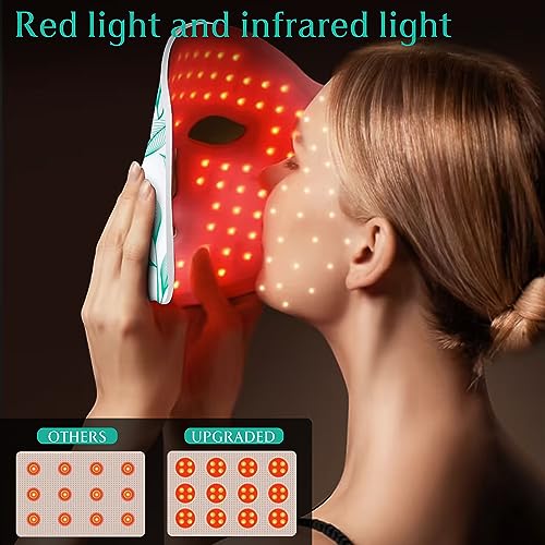 Bubloc BUBLOC-FACEMARK-TYPE-GREEN Red Light Therapy For Face, Led Contour Face Mask Light Therapy thumb #4