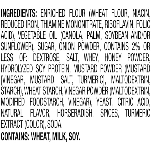 Image of Snyder's of Hanover Pretzel Pieces, Honey Mustard and Onion, 5 oz (Pack of 8)