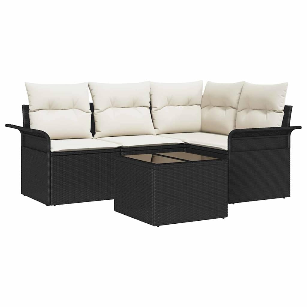 Ensemble de canapés modulaires en rotin pour vos soirées de détente
