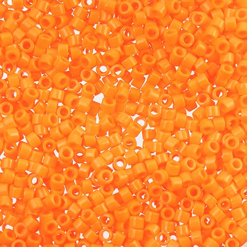 Amazon.com: Miyuki Delica 11/0 - Orange DB0722-50gms Bag of