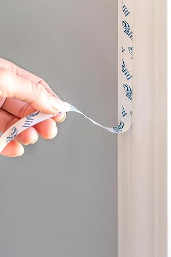 Miniatura 5 de Duck Kit de cinta para ventana de marca con dispensador recargable, cinta de doble cara con fuerte adherencia para uso con cinta aislante de ventana