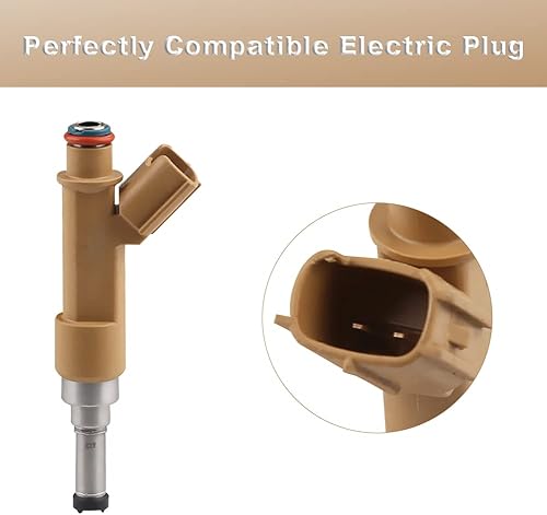 Miniatura 4 de JDMON Inyectores de combustible compatibles con Toyota Corolla 2009 2010 2011 2012 2013 2014 2015 Matrix 2009-2013 Scion xD 1.8L 2008-2009