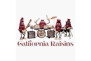 Redbubble California Raisins 2 Original by CRUSHART1 On Window Water Bottle Bumper Sticker Decal 5"