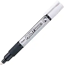 MARCADOR PERMANENTE PAINT MARKER BRANCO BL, Pentel, SM/MMP20-W, Branco