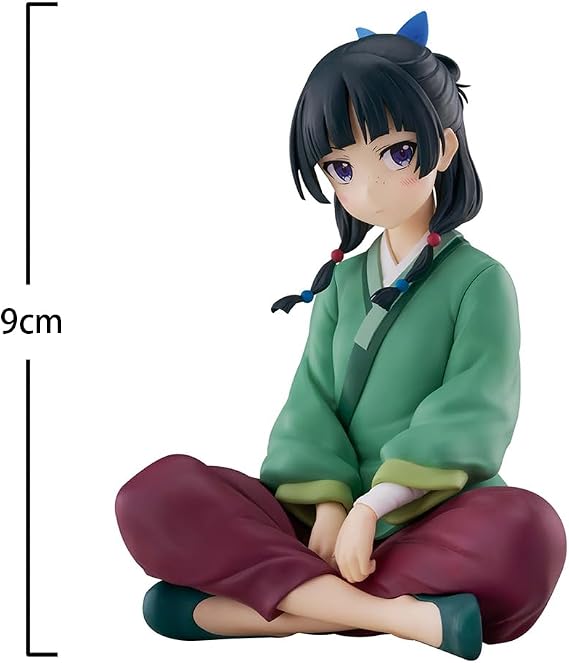 Maomao Figure Maomao Statue, 9cm Sitting Pose Cute Mao Mao Figure Model Hanfu Version Anime Figurine Collectibles Desktop Decoration Gifts for Fans