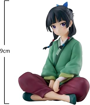 Maomao Figure Maomao Statue, 9cm Sitting Pose Cute Mao Mao Figure Model Hanfu Version Anime Figurine Collectibles Desktop Decoration Gifts for Fans