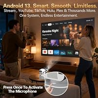 JYNTOXA Projector with WiFi and Bluetooth, 1080P Projector for Bedroom — image 2