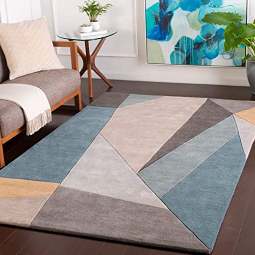 Image of Carpet Mahal Export Quality Handmade Tuffted Pure Woollen Carpet for Living Room Bedroom Size 12 x 18 feet (360X540 Cm) Color-Multi