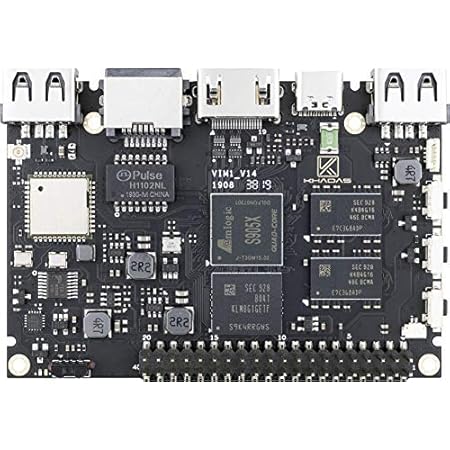 khadas VIM1 Basic/Pro Amlogic S905X Single Board Computer (DDR3 2+8GB)