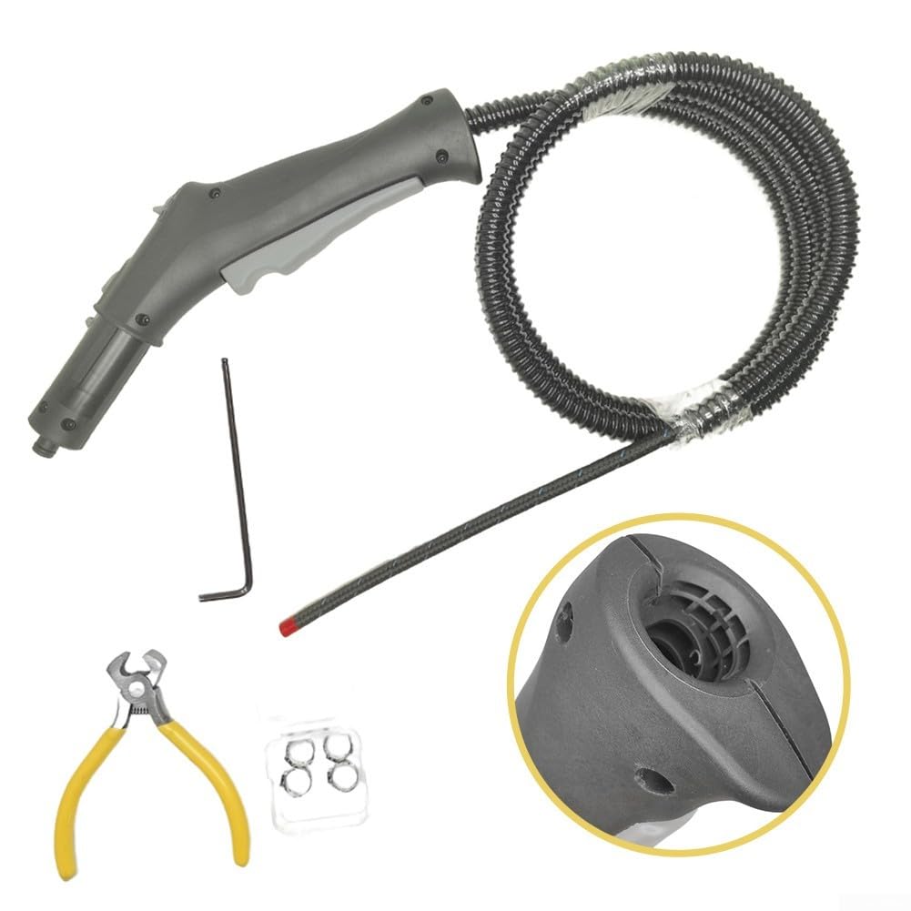 Dampfreiniger Ersatzgriff & Schlauch für Kärcher SC1-SC4 SC2500 – langlebiger Dampfreiniger-Griff mit Drehschlauch für die Reinigung mehrerer Oberflächen (1 x Steuergriff)