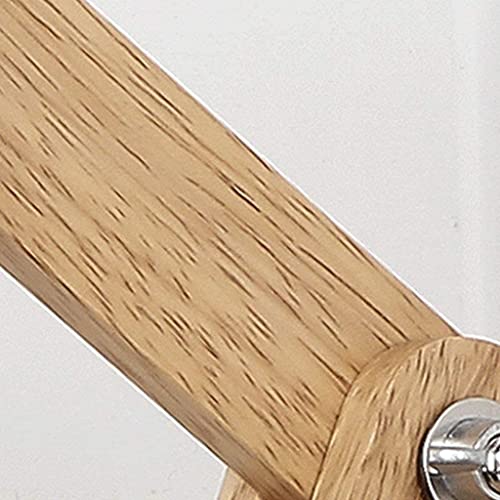 Lampe de bureau LED en bois massif pliable style nordique épuré - 4