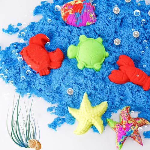Image of NiToy FlexiSand 2.2Lbs Sand Toy, Never Dries Out-Fun for 3 Years and up Kids Bulk Refill for Sensory Sand Box Toys, Ideal for Shaping, Squeezing and Molding(Yellow)