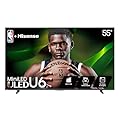 Hisense 55" Class U6 Series Mini-LED 4K UHD Smart Fire TV (55U65QF, 2025 Model) - QLED, Native 144Hz, HDR10+, Dolby Vision IQ, Dolby Atmos, Game Mode Pro, ALLM, Alexa Built in, Black