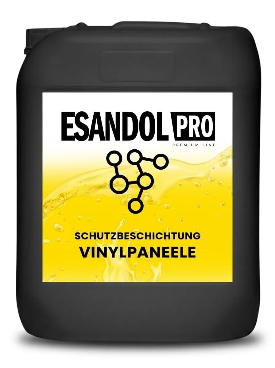 ESANDOL Steinimprägnierung Schutzanstrich Vinylpaneele 5 L – bis zu 50 m², wasser- und schmutzabweisend, UV-Schutz, farblos