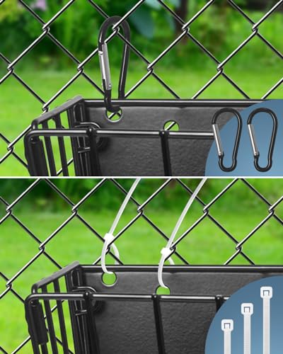 Rabbit-Hay-Feeder-Guinea-Pig-Hay-Feeder-X-Large-Metal-Frame-Bunny-Hay-Feeder-97x47x66-inch-Guinea-Pig-Hay-Holder-for-Bunny-Guinea-Pigs-Chinchillas-Small-Animals-1-Pack Rabbit Hay Feeder - Guinea Pig Hay Feeder - X-Large Metal Frame Bunny Hay Feeder, 9.7x4.7x6.6 inch Guinea Pig Hay Holder for Bunny, Guinea Pigs, Chinchillas, Small Animals (1 Pack) - Image 5