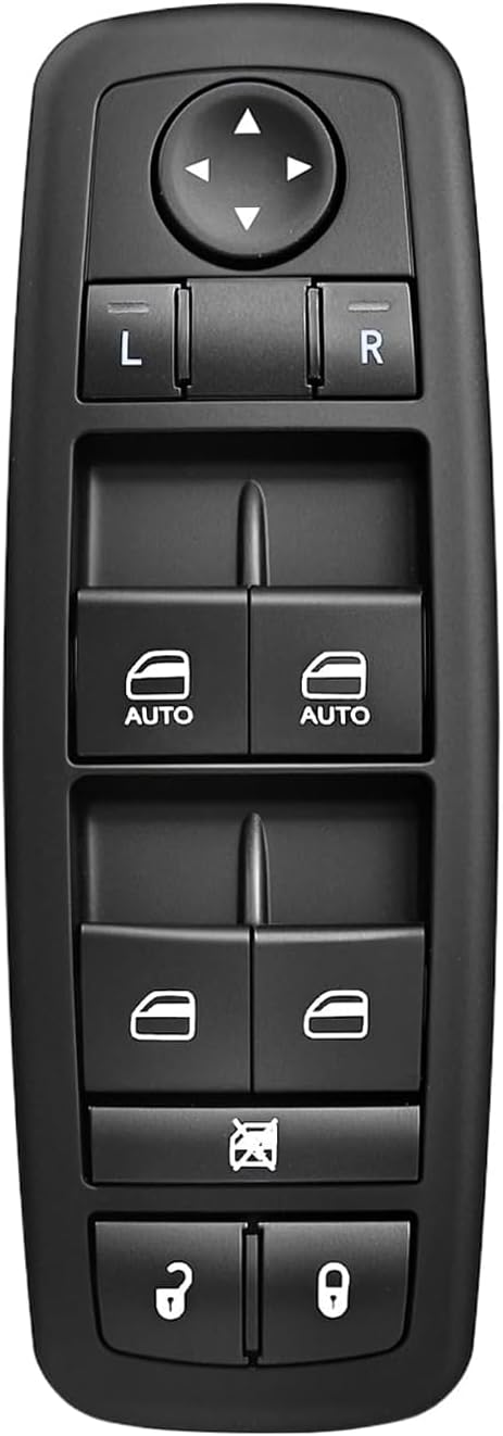 68139805AB Master Power Window Switch Compatible with Chrysler 300 2011-2020,Chrysler 200 2015-2017,Dodge Charger 2011-2019,Ram 1500 2500 3500 4500 5500 Replace 68139805AA 56046823AC 56046823AE
