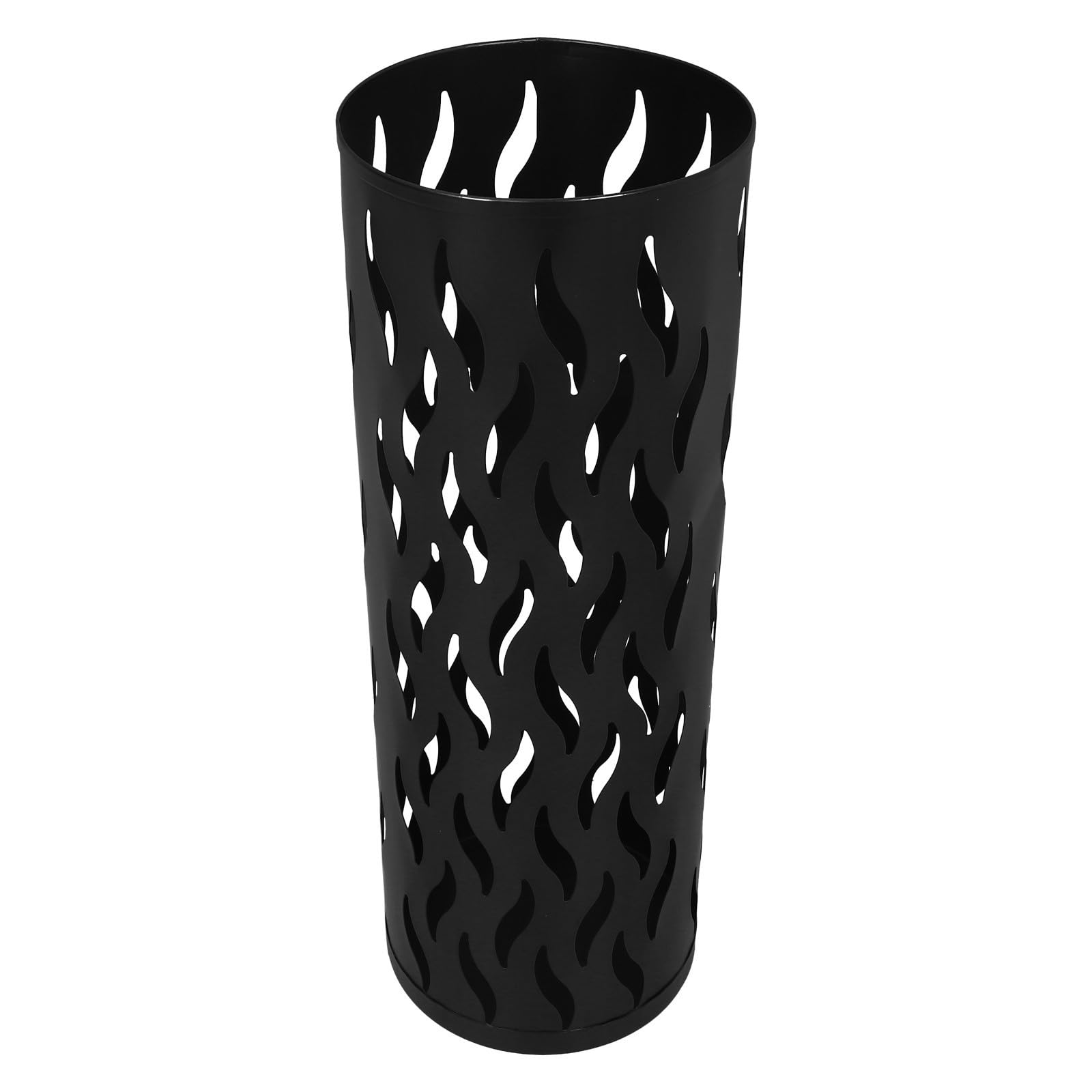 Porte-parapluie design géométrique simple en fer noir de salon - 8
