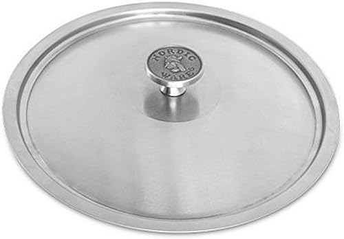 Miniatura 1 de Nordic WareRestaurante Tapa de acero inoxidable cepillado 10 pulgadas Plateado