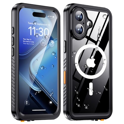 Coque étanche iPhone 16 Plus IP68 antichoc militaire housse intégrale