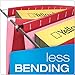 Pendaflex SureHook Reinforced Hanging Folders, Legal Size, Red, 1/5 Cut, 20/BX (6153 1/5 RED)