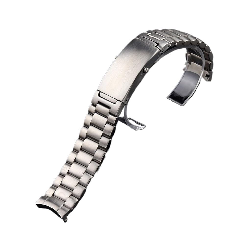 Masywny pasek stal nierdz. z zakr. końcami do Omega Seamaster 300