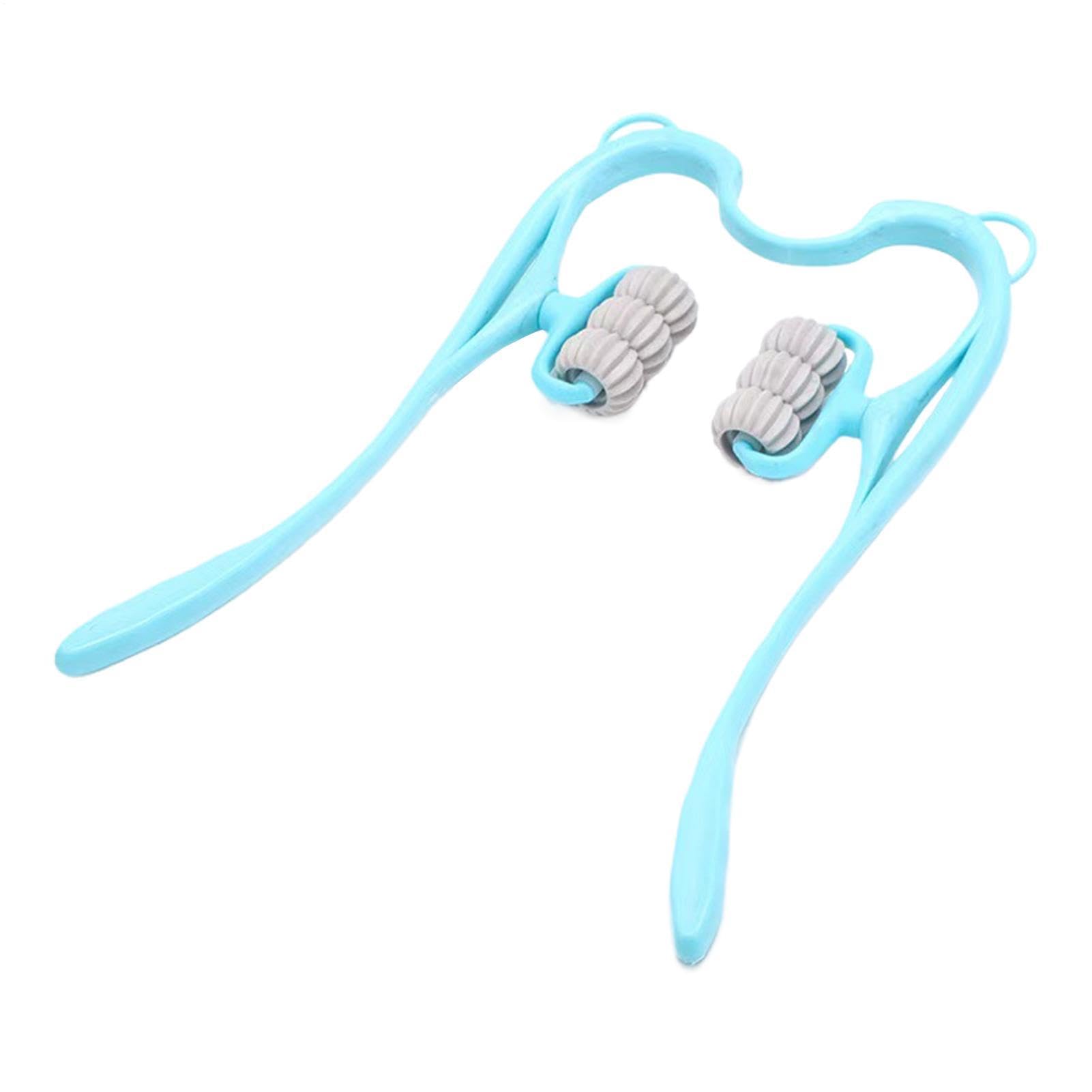 Rodillo para Cuello - Masajeador Manual de Cuello | Liberador de Puntos de Tensión en Hombros y Espalda - para Hombros, Espalda, Músculos, Codos, Cuerpo, Piernas, Uso en Casa y Viajes