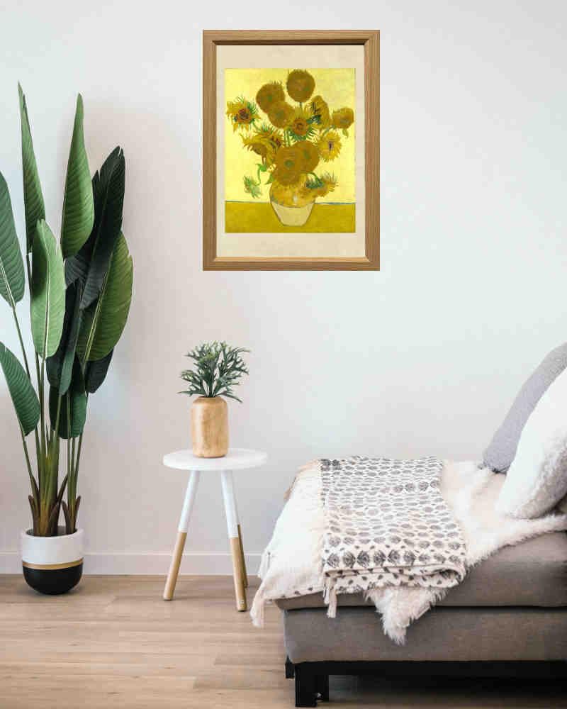 Amazon.co.jp: ゴッホ Van Gogh『ひまわり』A3 光沢紙プリント 絵画