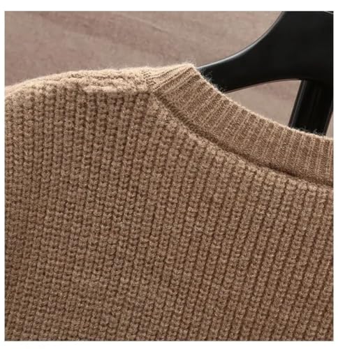 Men Middle Age Thicken V-Neck Sweater Vest Sleeveless Waistcoat Warm Knitted Loose Pullover Tops3