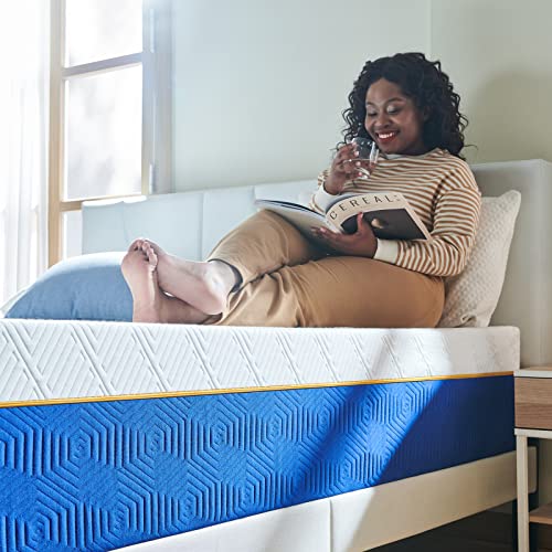 Molblly Matratze 160x200 Härtegrad H2 & H3 7 Zonen kaltschaummatratze Höhe 15 cm Komfortables...