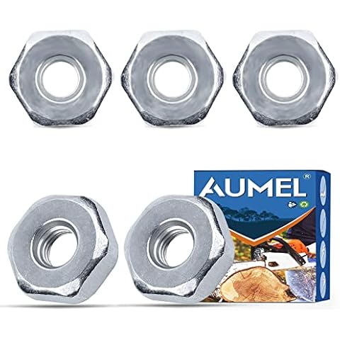 5 Piezas Tuercas de Motosierra para Stihl, AUMEL Tuerca de Cubierta de Cadena Cover