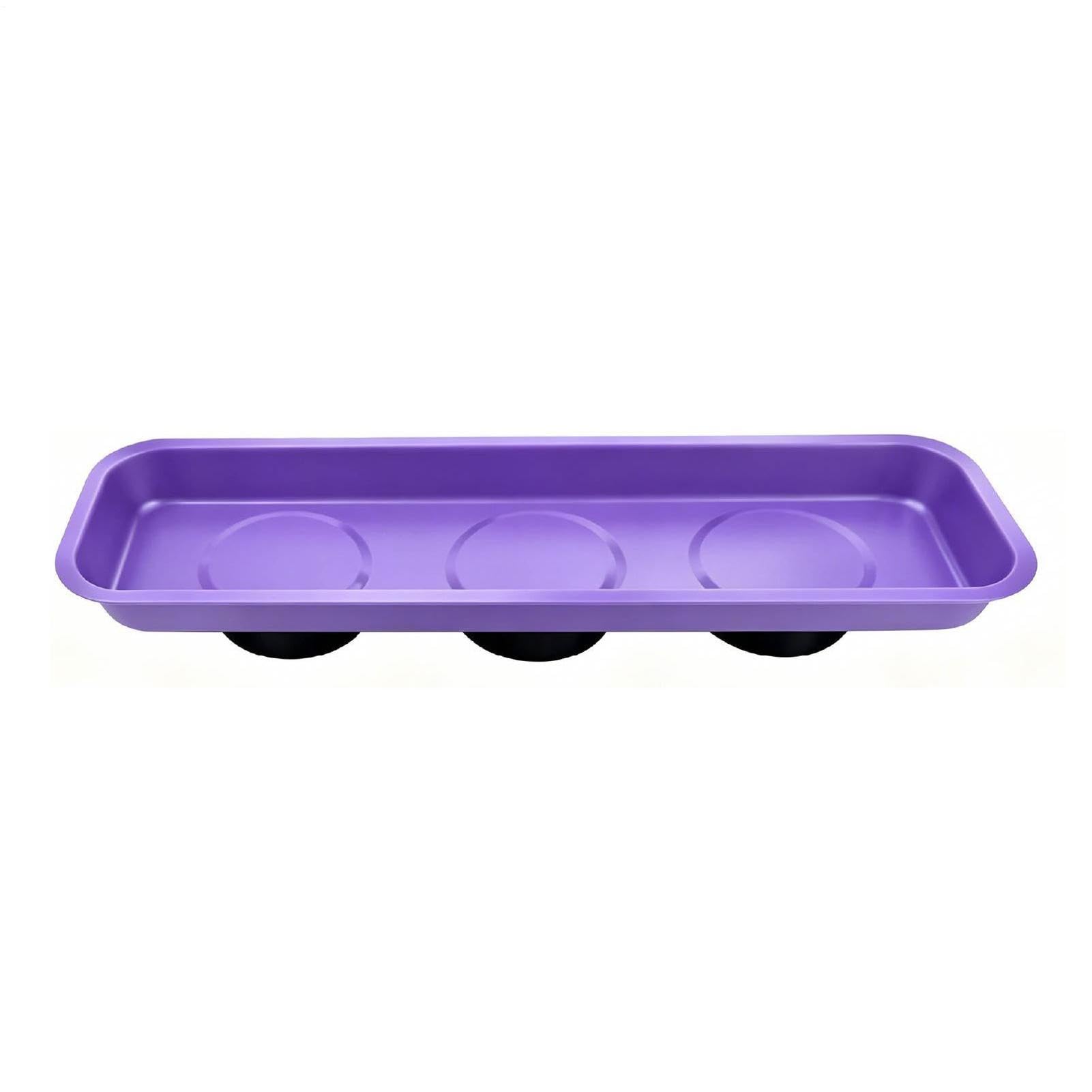 Organizador de acero inoxidable magnético con bandeja para pernos y pasadores