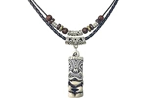 Double Layers White Surfer Necklace