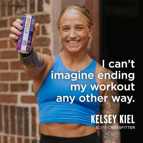 Image of LIFEAID FITAID Energy Grape ACAI 200mg Natural Caffeine Keto Pre-Workout Performance: BCAAs Quercetin Electrolytes Omega-3s 15 Calories Paleo Vegan & Gluten-Free 12-oz (Pack of 12) - Packaging may vary