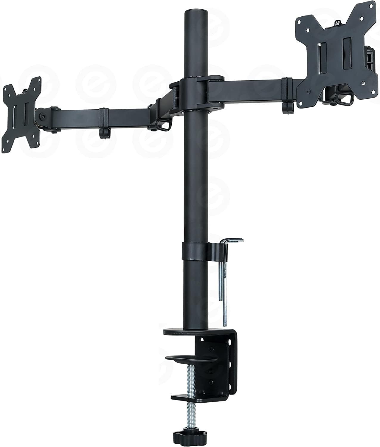 Ergolynx E-Series Double Monitor Arm Desk Mount Computer Screen Bracket Stand 13โ-27โ LCD LED TV