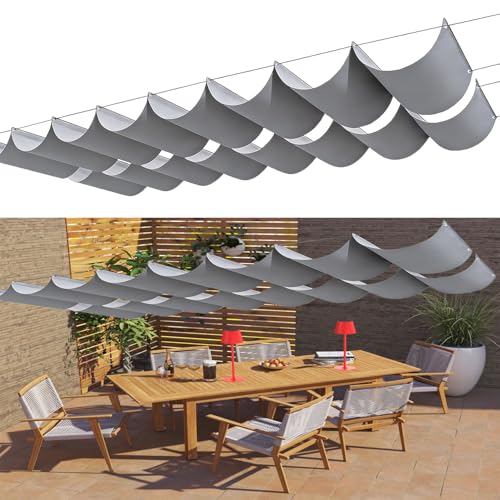 Voile d'ombrage rétractable contre la chaleur du balcon 150x260 cm - 2