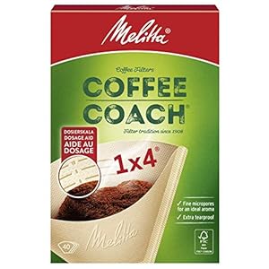Melitta Coffee Coach 1x4 Kaffeefilter, 40 Stück