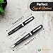 FPR Himalaya V2-Chrome Ultra Flex Nib Pen - Twist-Style Converter Filled Calligraphy Pens for Writing - Fancy Pens for Men & Women - Flex Fountain Pen w/Metal Clip & Cap Ring (Jade Smoke Acrylic)